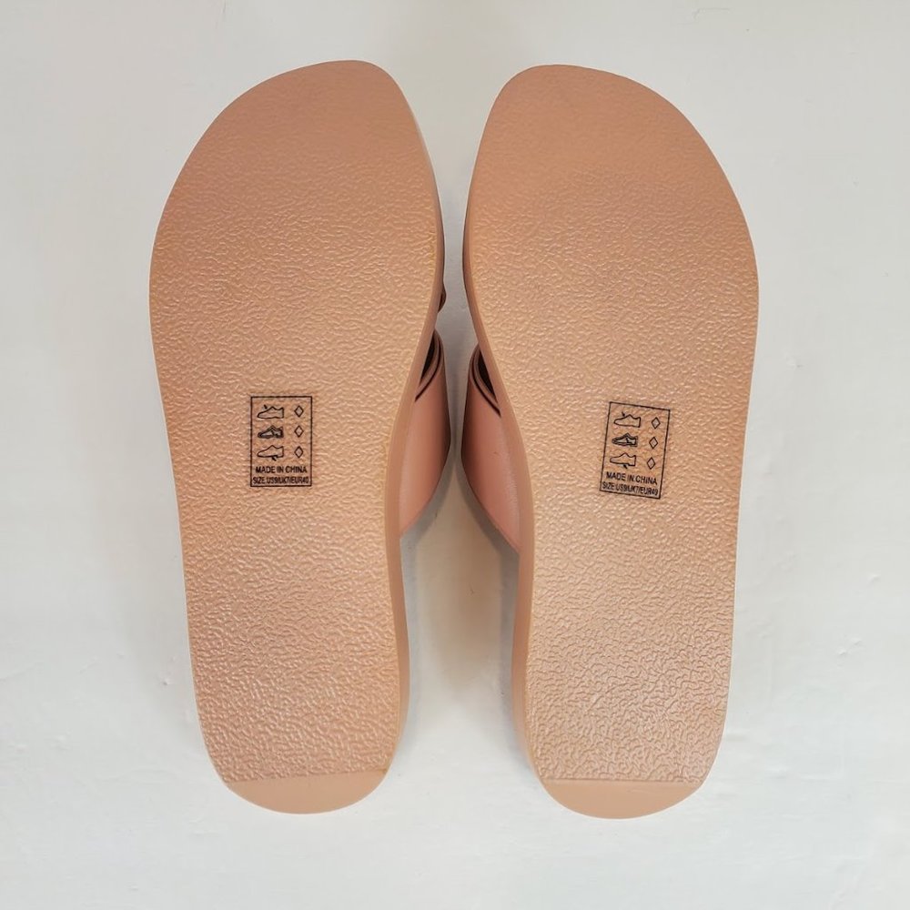 NEW X BAND SANDALS BLUSH COLOR - Picture 5 of 5